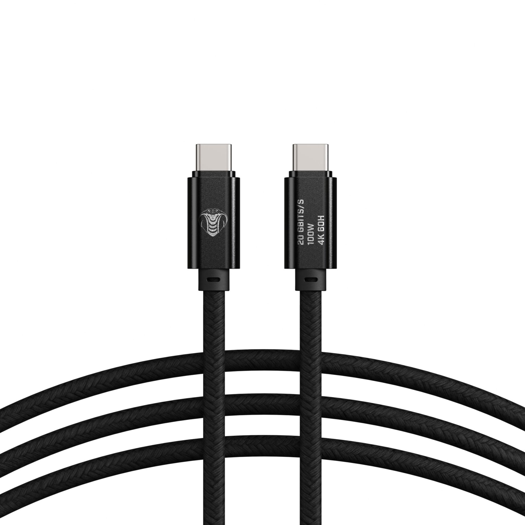 Cobra Tether Usb C To Usb C Tether Cable 0 5m 20g Black