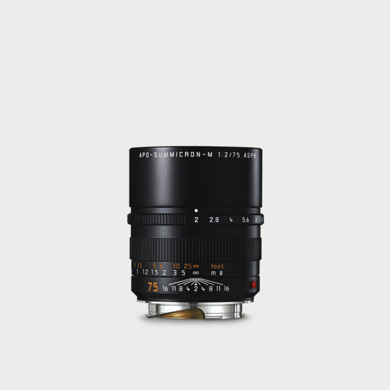 Leica Apo Summicron M 75mm F 2 Asph Black Lens Leica Apo Summicron M 75mm F 2 Asph Black Lens