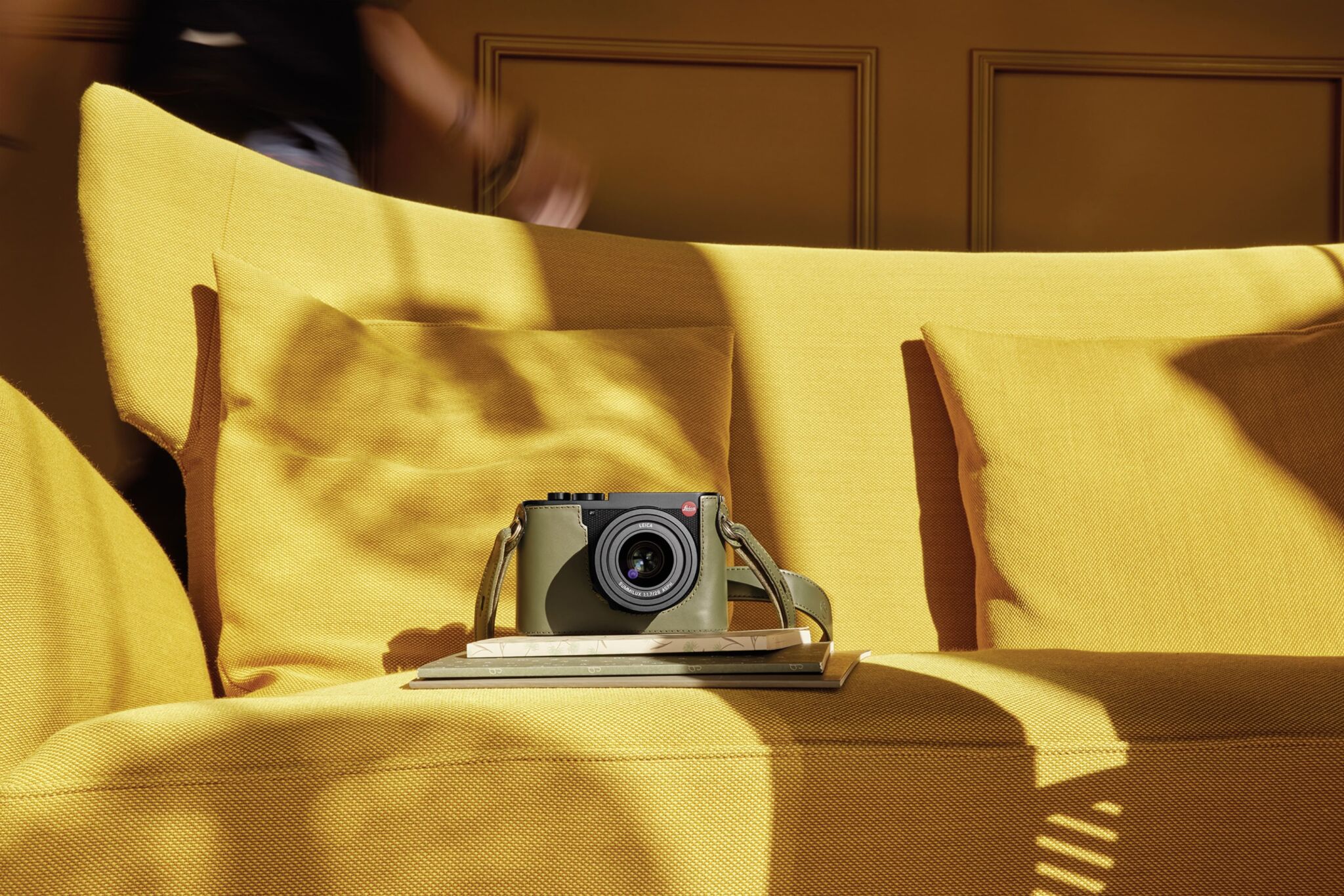 Leica Halfcase Q3 Olive Green Leather Leica Halfcase Q3 Olive Green Leather