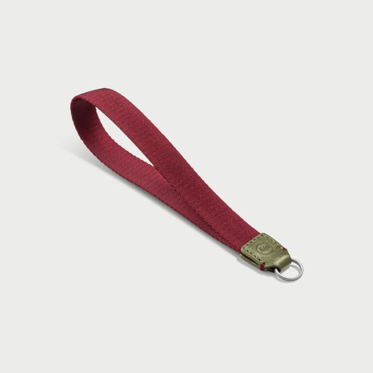 Leica Wrist Strap Olive Burgundy Leica Wrist Strap Olive Burgundy