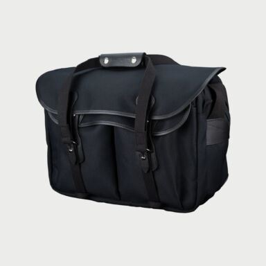Billingham 445 Mkii Camera Bag Black Fibrenyte Black Leather Billingham 445 Mkii Camera Bag Black Fibrenyte Black Leather