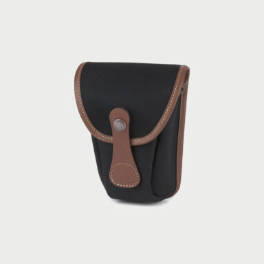 Billingham Avea 7 End Pockets Black Canvas Brown Leather Billingham Avea 7 End Pockets Black Canvas Brown Leather
