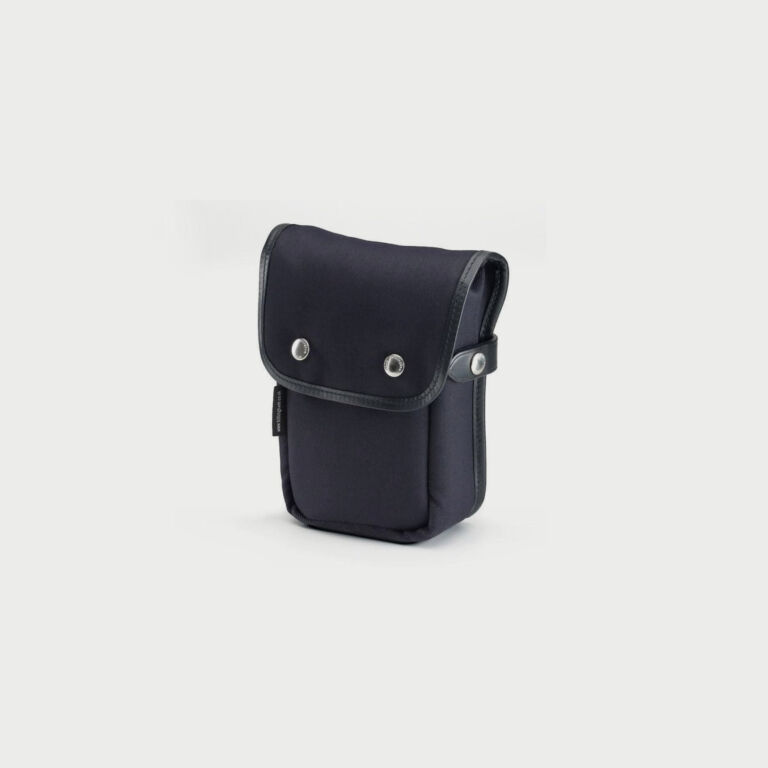 Billingham Delta Pocket Black Canvas Black Leather