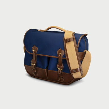 Billingham Eventer Mkii Camera Bag Blue Canvas Brown Leather Billingham Eventer Mkii Camera Bag Blue Canvas Brown Leather