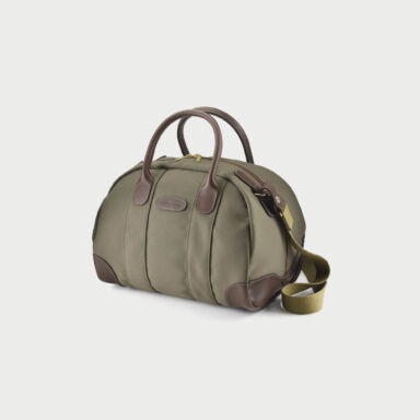 Billingham Overnighter Bag Green Fibrenyte Brown Leather Billingham Overnighter Bag Green Fibrenyte Brown Leather
