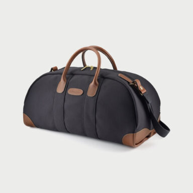 Billingham Weekender Bag Black Canvas Tan Leather Billingham Weekender Bag Black Canvas Tan Leather