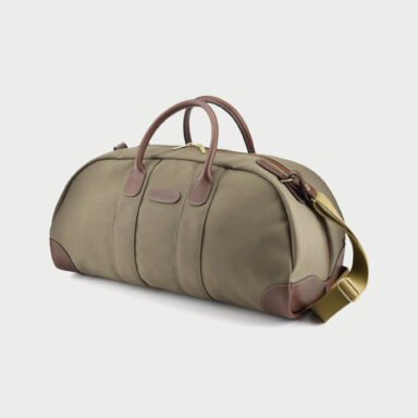Billingham Weekender Bag Green Fibrenyte Brown Leather Billingham Weekender Bag Green Fibrenyte Brown Leather