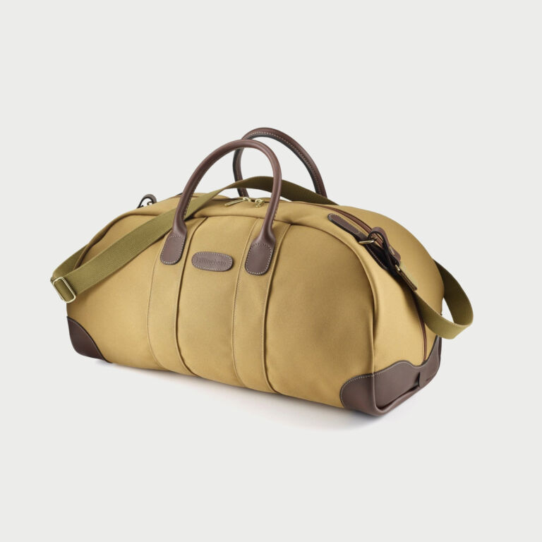Billingham Weekender Bag Khaki Fibrenyte Brown Leather Billingham Weekender Bag Khaki Fibrenyte Brown Leather
