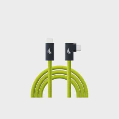 Angelbird Usb C 3 2 Solid Flex Right Angle Tether Cable Lime 4 5m
