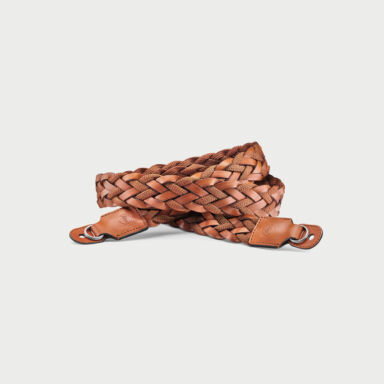 Leica Carrying Strap Flat Braided Rayon Leather Cord Cognac Leica Carrying Strap Flat Braided Rayon Leather Cord Cognac