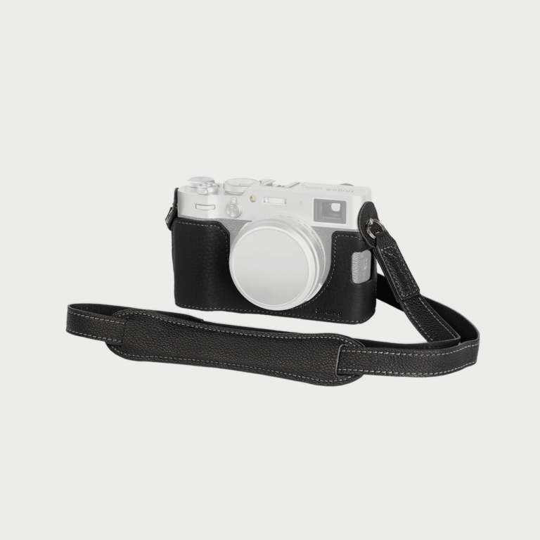 4700 Leather Half Case Kit For Fujifilm X100vi Top Grain Leather Black 4700 Leather Half Case Kit For Fujifilm X100vi Top Grain Leather Black