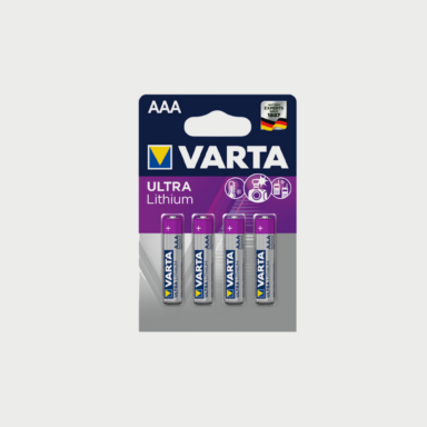 Ultra Lithium Micro Aaa Fr03 Battery Pack Of 4