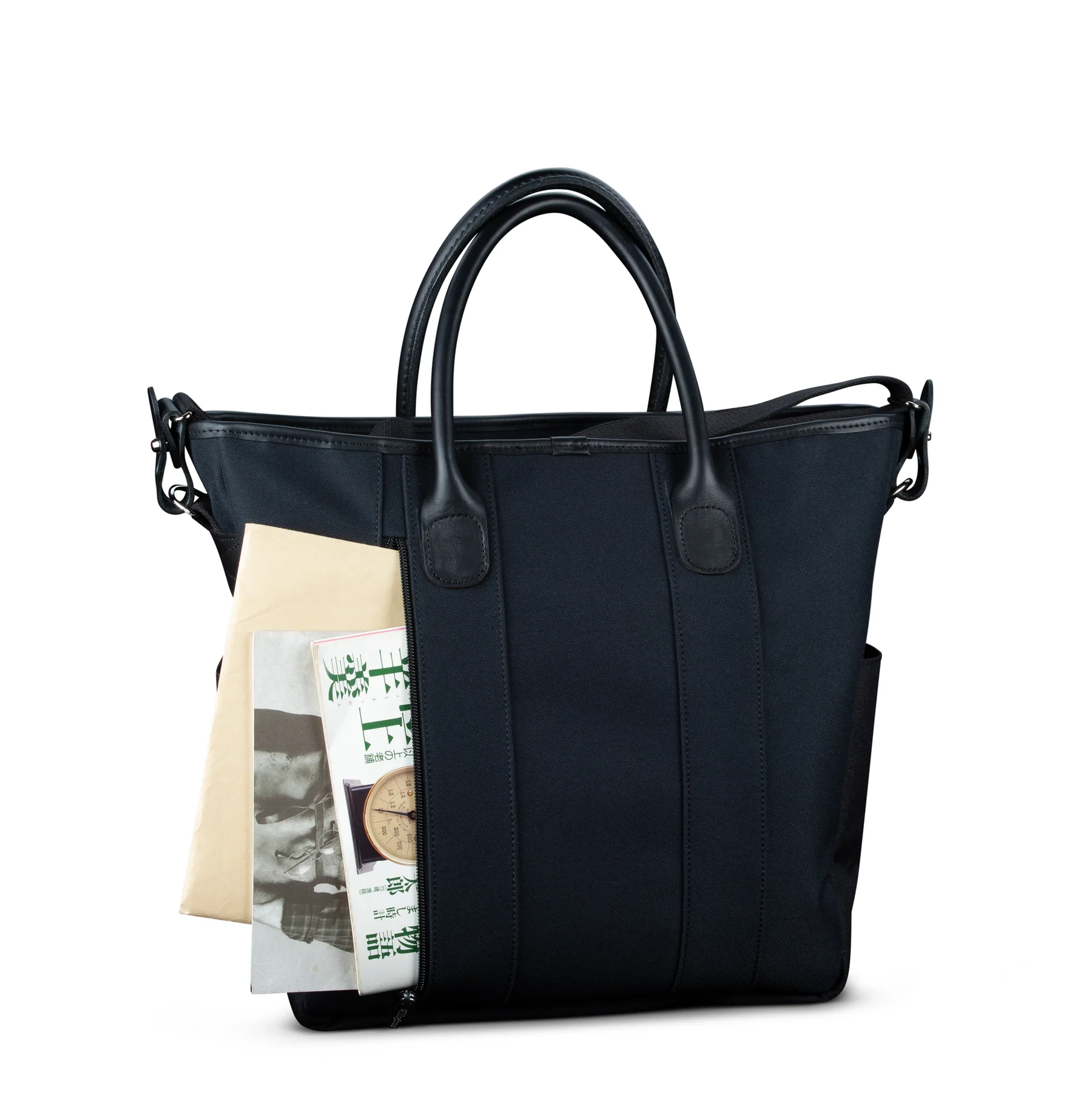 Best Boy Tote Bag Black Fibrenyte Black Leather