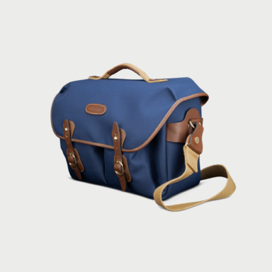 Billingham Hadley One Camera Bag Navy Fibrenyte Brown Leather Billingham Hadley One Camera Bag Navy Fibrenyte Brown Leather