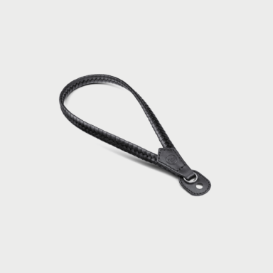 Leica Wrist Strap Black Leather Braided