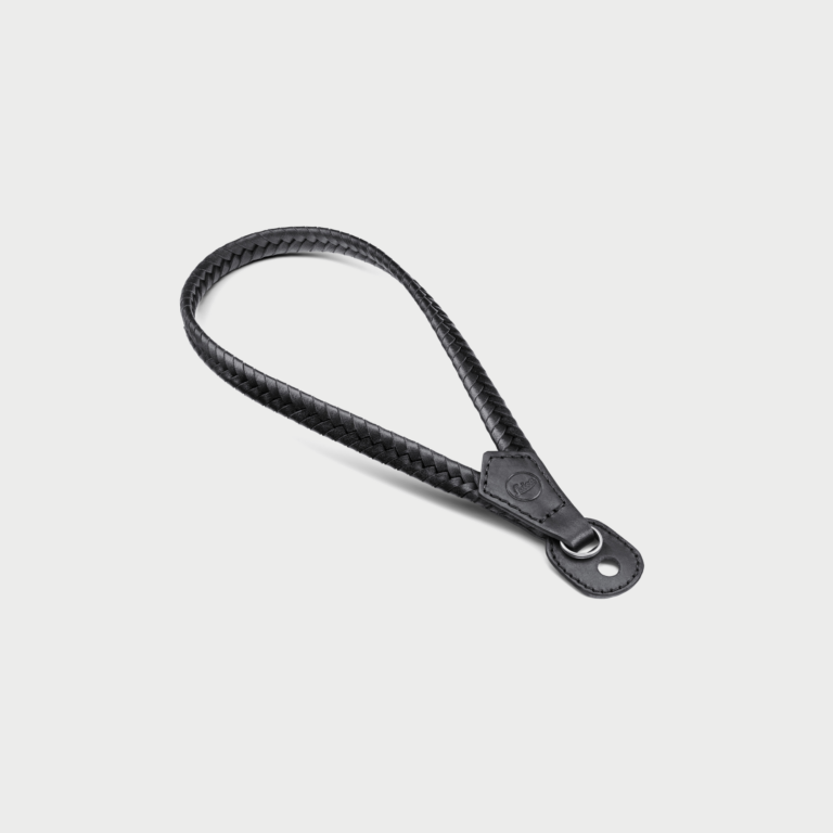 Leica Wrist Strap Black Leather Braided Leica Wrist Strap Black Leather Braided