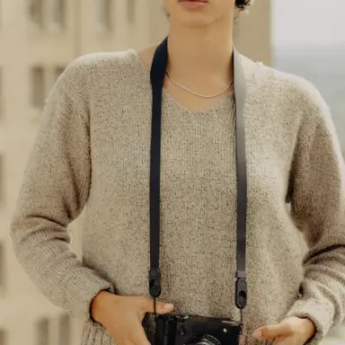 Form Leather Camera Strap Standard Black