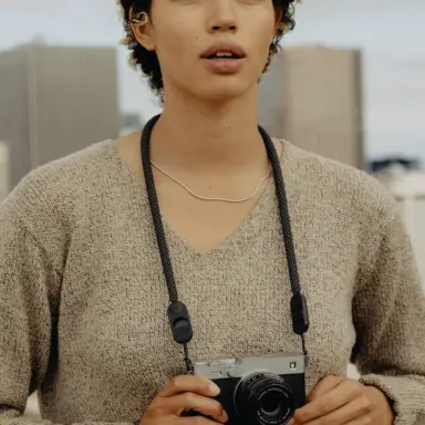 Form Rope Camera Strap Neck Black
