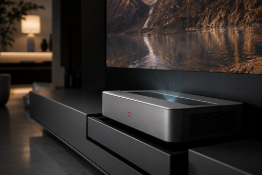 Ultra Short Throw projector for a custom home cinema Ultra Short Throw projector for a custom home cinema