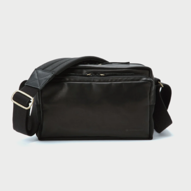 Leather Shoulder Camera Bag Gcam 1100 Blk Leather Shoulder Camera Bag Gcam 1100 Blk
