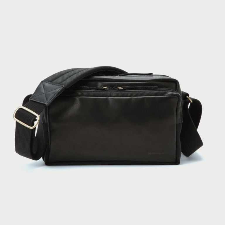 Leather Shoulder Camera Bag Gcam 1100 Blk Leather Shoulder Camera Bag Gcam 1100 Blk