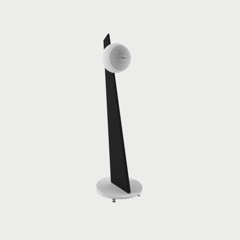 Cabasse Riga 2 Black Stand White Base Cabasse Riga 2 Black Stand White Base