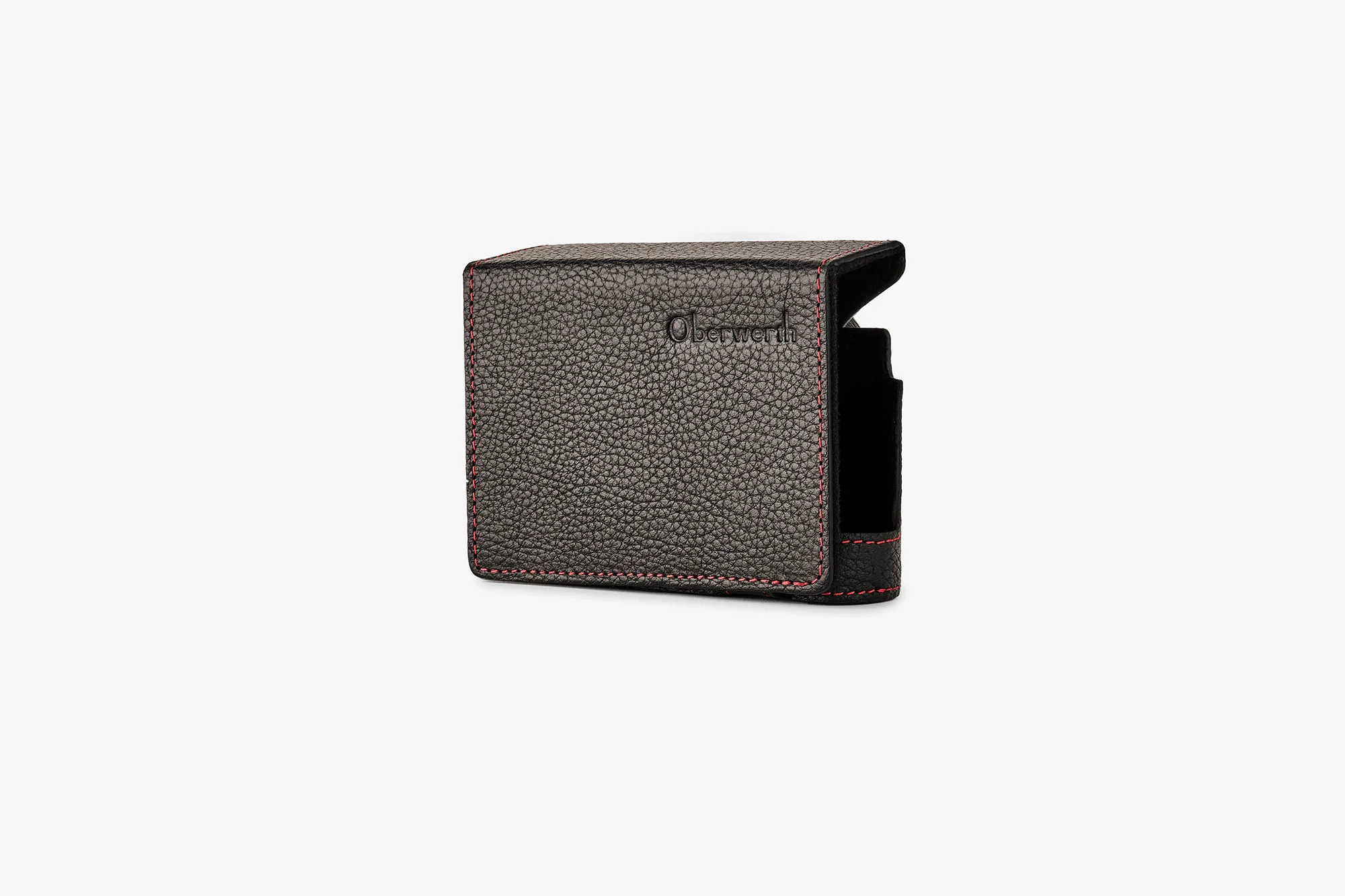 Everready D Lux 8 Full Grain Camera Case Black Red Stitching