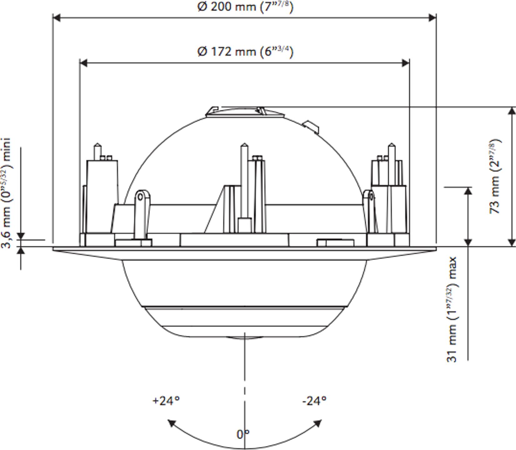 In Ceiling Adapter For Eole 3 4 Satellite Pair