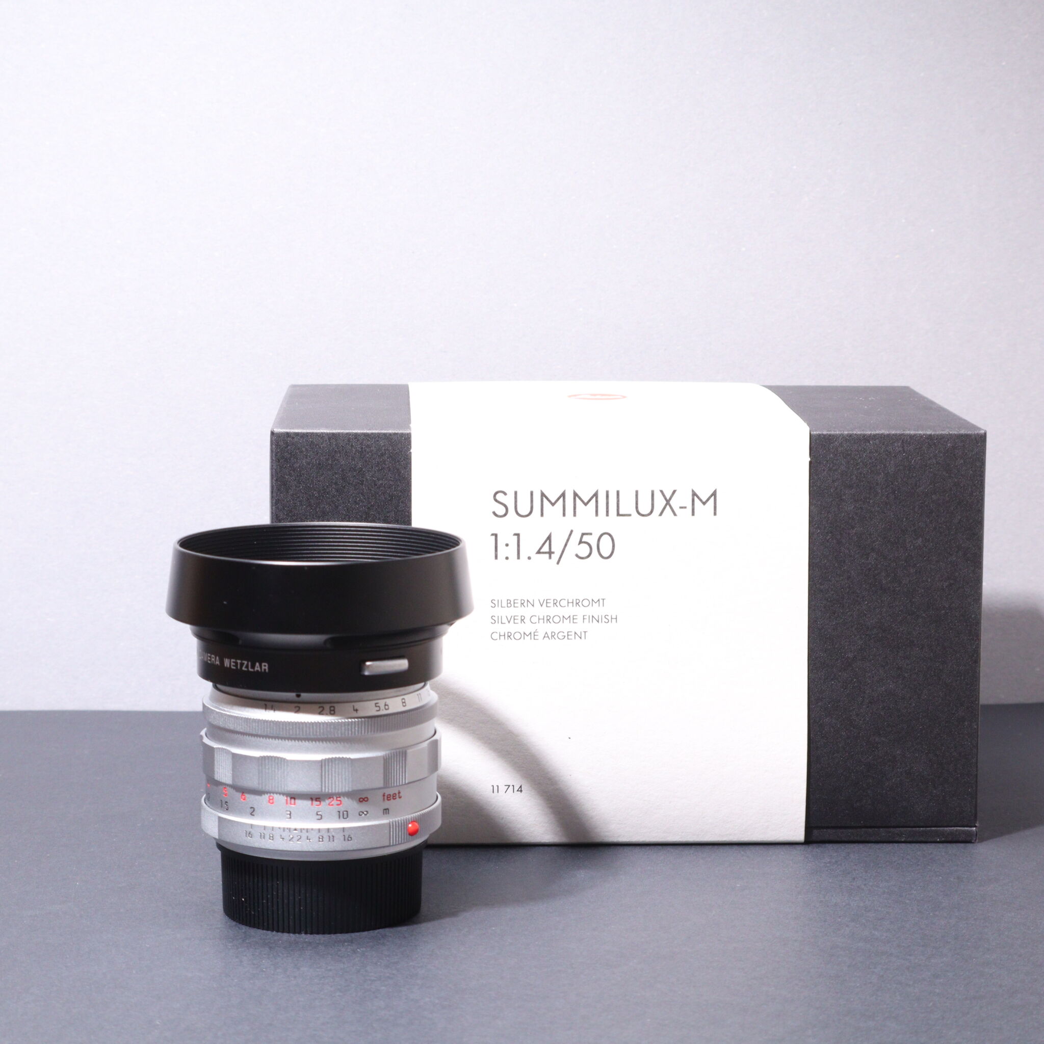 Leica Summilux M 50mm F 1 4 Silver Lens Second Hand
