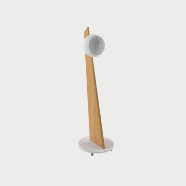 Riga 2 Oak Stand White Base Riga 2 Oak Stand White Base
