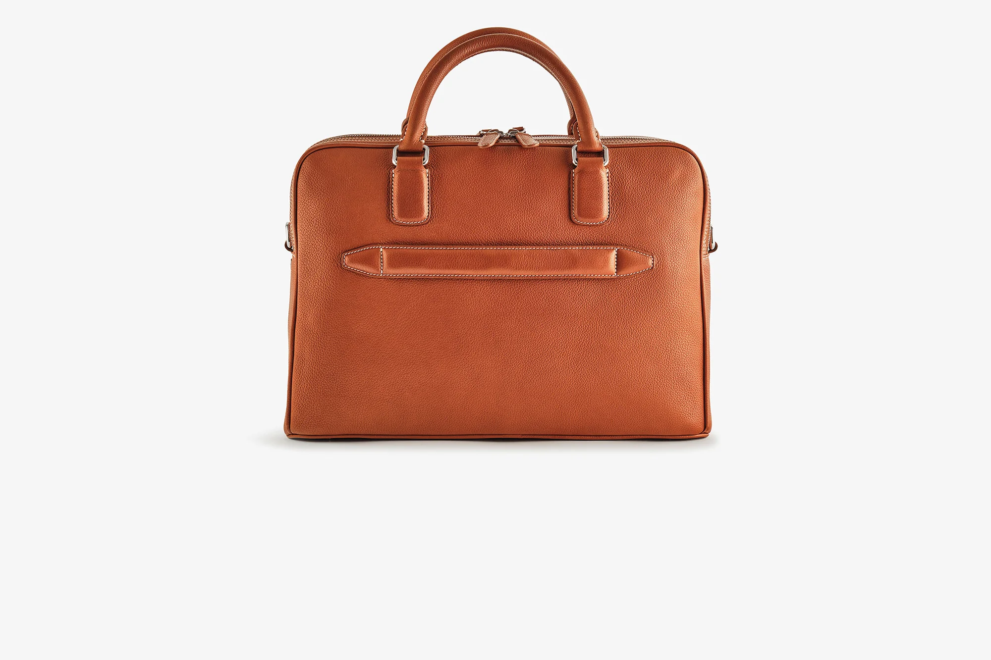 Warren M Laptop Bag Luxury Nutmeg Gold