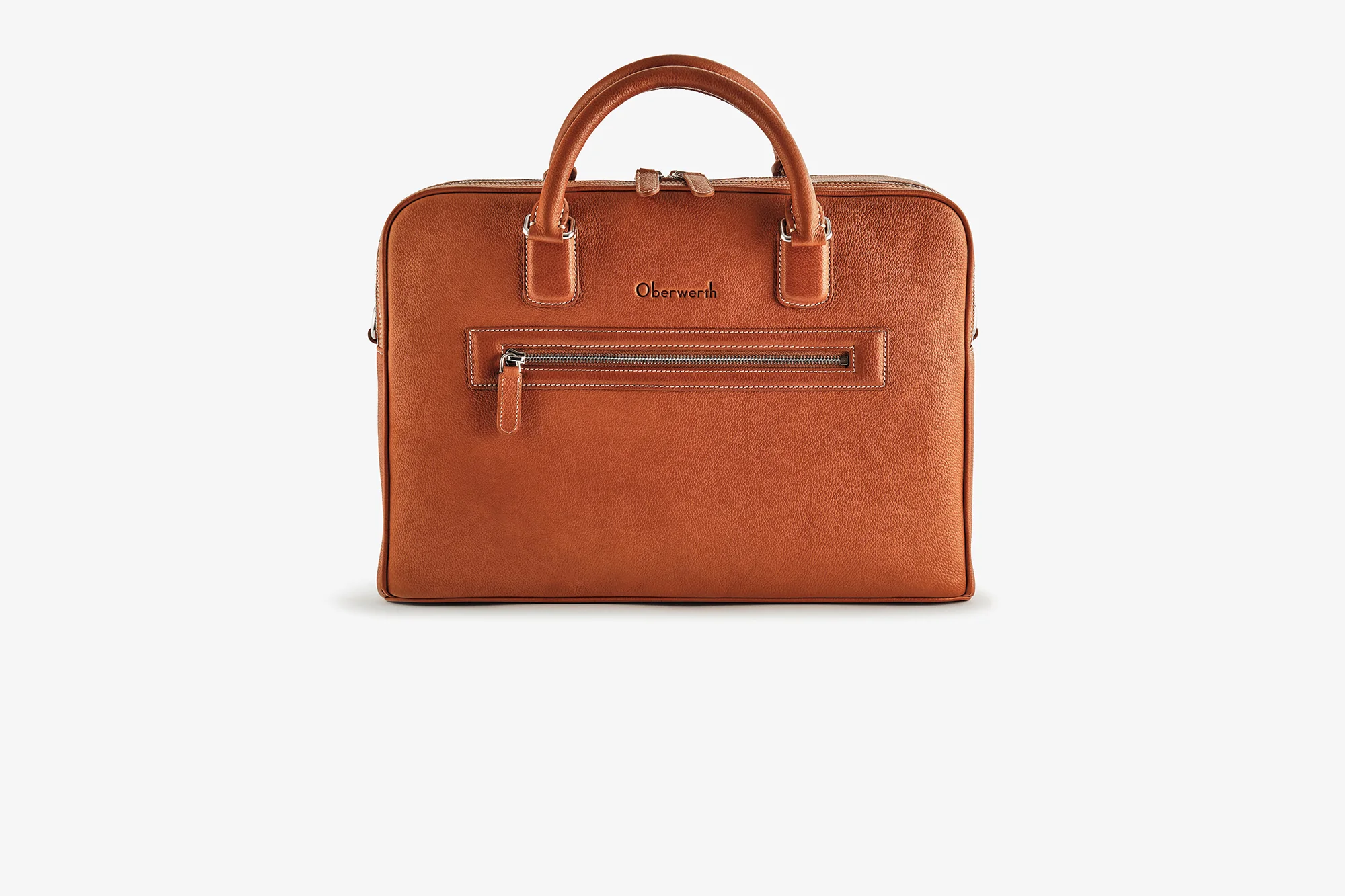 Warren M Laptop Bag Luxury Nutmeg Gold
