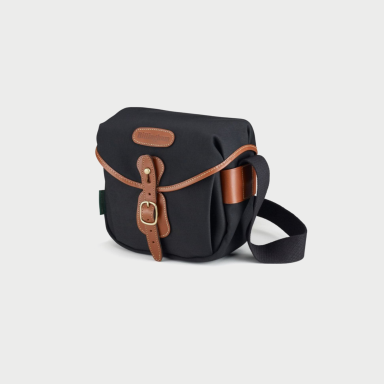 Billingham Hadley Digital Camera Bag Black Canvas Tan Leather