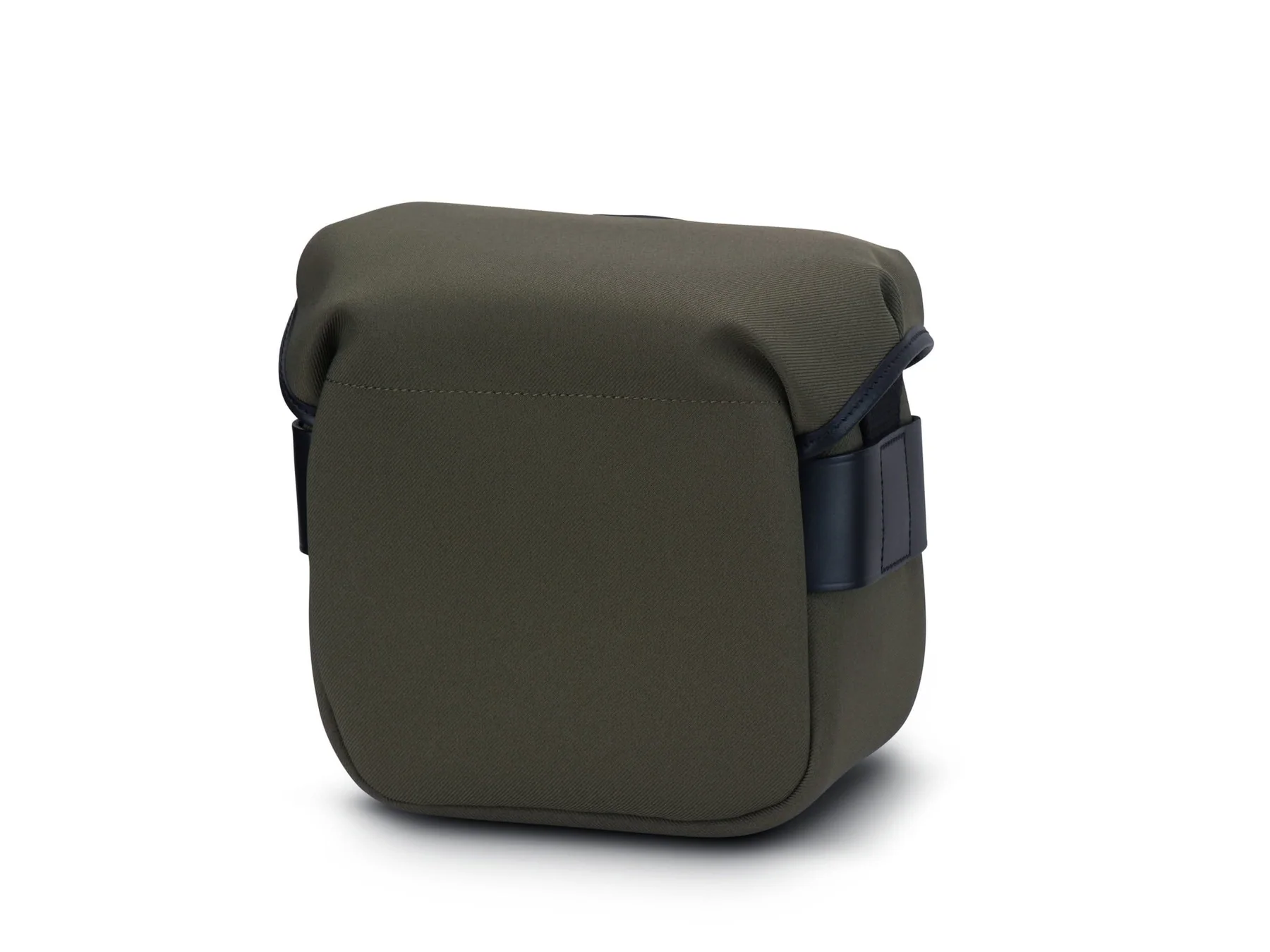 Hadley Digital Camera Bag Green Fibernyte Brown Leather